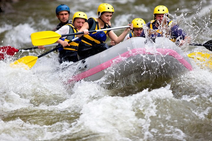 Zip Line Canopy Tour & Whitewater Rafting Combo. Private Tour from San Jose